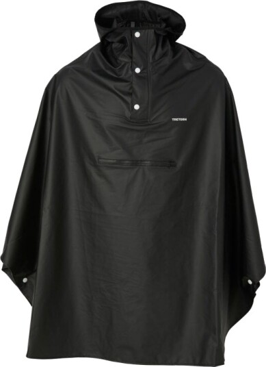 Tretorn PU Light Rainponcho Sort OneSize Man Tretorn PU Light Rainponcho Sort OneSize Man