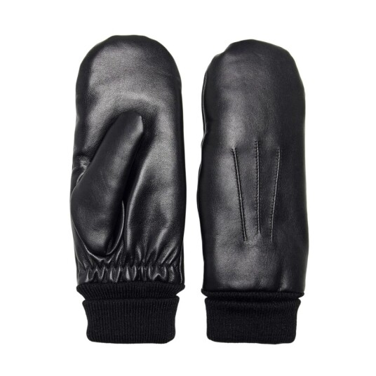 Only Sort Only Onlpernilla Leather Mittens Tilbehør Votter Svart Only Sort Only Onlpernilla Leather Mittens Tilbehør Votter Svart