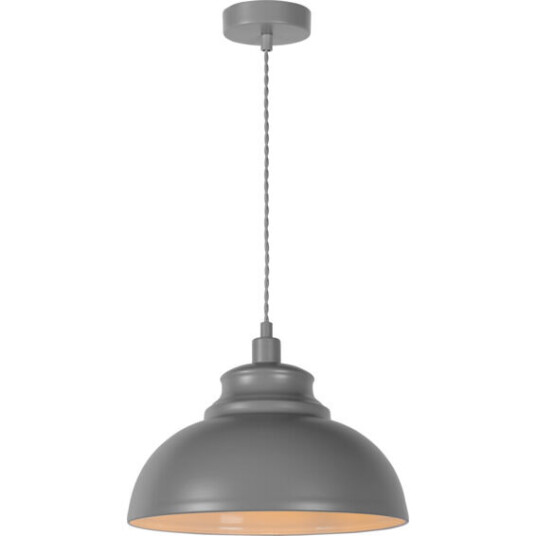 Lucide Isla Pendellampe E14 29cm Grå - 91934