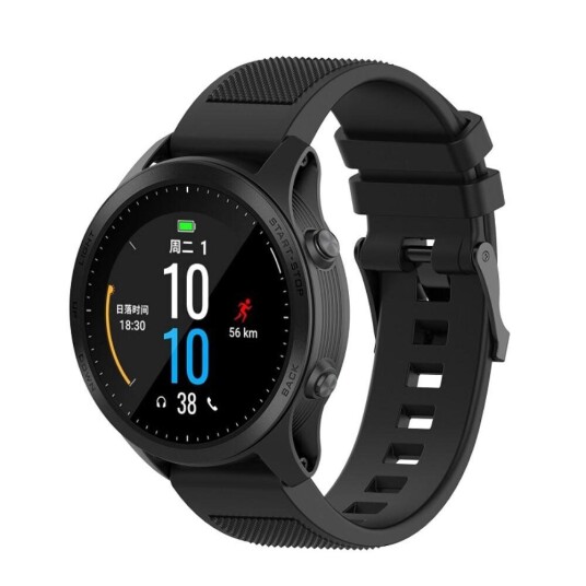 INCOVER Universal Garmin Riflet Silikon Reim - Svart 22mm