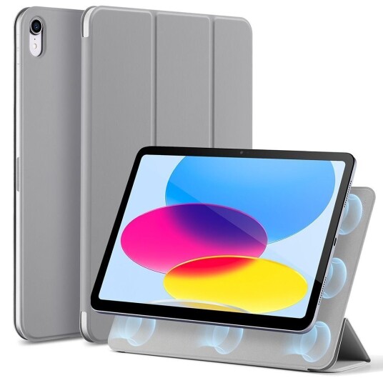 ESR iPad 10.9" (2022) ESR Rebound Magnetic Flip Deksel - Grå
