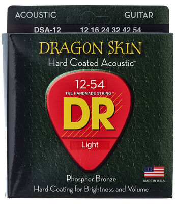 DR Strings Dragon Skin Acoustic 12-54