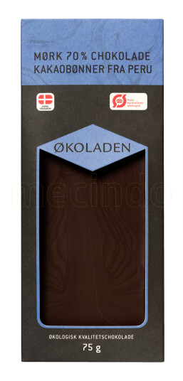 Økoladen Sjokolade Mørk 70% Ø 75g Økoladen Sjokolade Mørk 70% Ø 75g