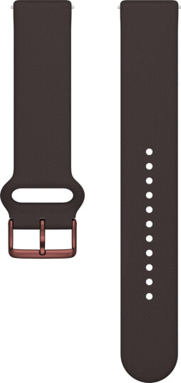 POLAR SILIKONARMBÅND 20 MM S-L, BRUN POLAR SILIKONARMBÅND 20 MM S-L, BRUN