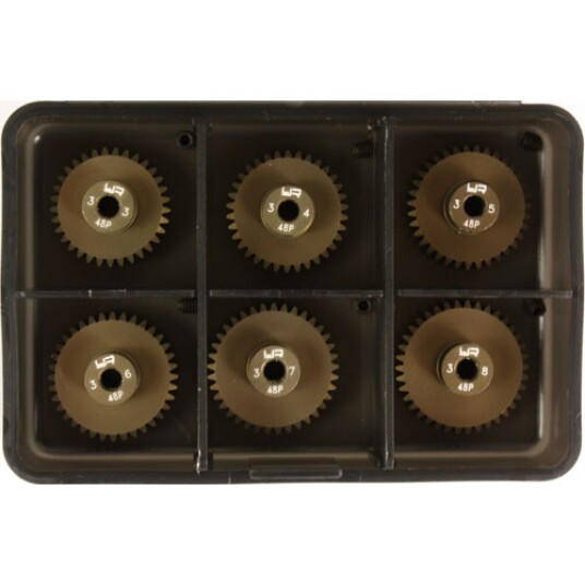Yeah Racing 48033038 Pinion Gear Super Hard Combo set 48P 33T-3 Yeah Racing 48033038 Pinion Gear Super Hard Combo set 48P 33T-3
