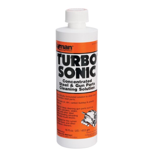 Lyman Turbo Sonic Steel & Gun Parts Cleaning Solution 473ml Lyman Turbo Sonic Steel & Gun Parts Cleaning Solution 473ml