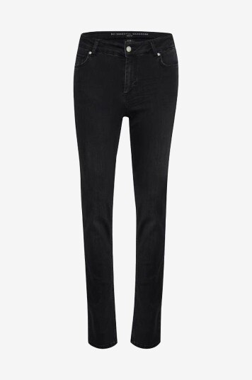 My Essential Wardrobe - Jeans 33 The Celina 100 High Straight Y - Svart