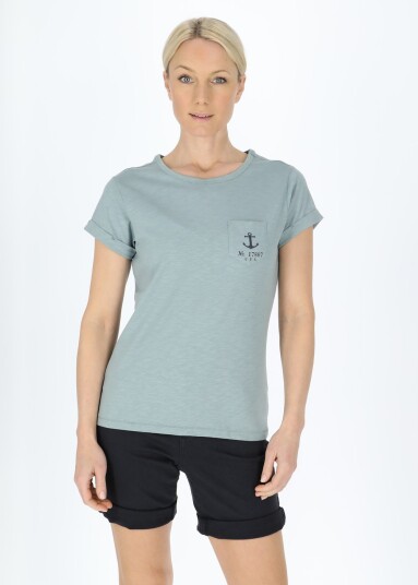 Seaside One Star Tee W Seaweed Green 46 Strandklær Seaside One Star Tee W Seaweed Green 46 Strandklær