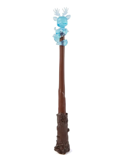 Harry Potter Lumos Tryllestav med Patronus - Brun - ONE SIZE Harry Potter Lumos Tryllestav med Patronus - Brun - ONE SIZE