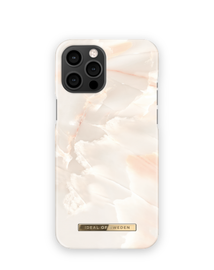 iDeal of Sweden Fashion Case Iphone 12 Pro Max Rose Pearl Marbl