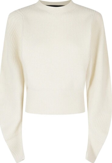 Federica Tosi Dame Strikkevarer Beige M, Federica Tosi Dame Strikkevarer Beige M,