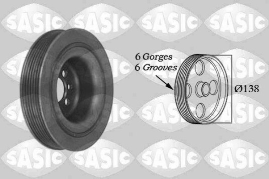 Remskive veivaksel SASIC 9001800