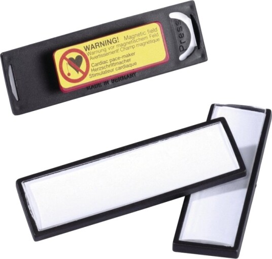 Durable Clip Card Navneskilt For 17 X 67 MMagnet Svart En Pakke 25 Durable Clip Card Navneskilt For 17 X 67 MMagnet Svart En Pakke 25