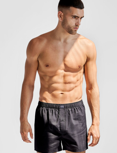 Bread & Boxers 2-Pack Boxer Shorts - Black - M Bread & Boxers 2-Pack Boxer Shorts - Black - M