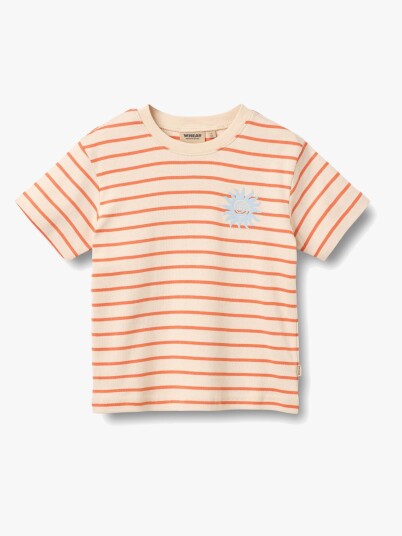 Wheat Jay T skjorte Orange Stripe 104 Wheat Jay T skjorte Orange Stripe 104