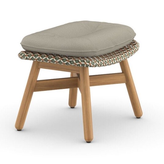 Dedon MBRACE fotskammel CHESTNUT