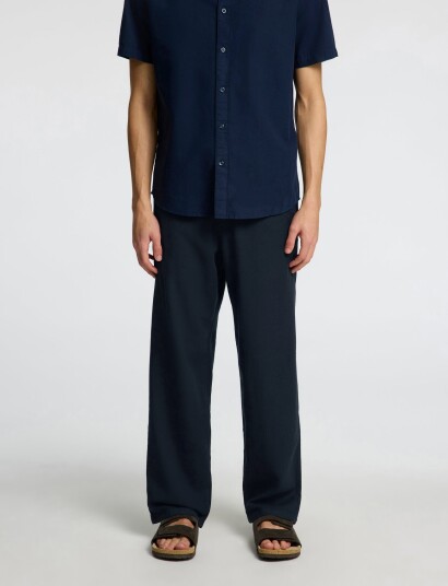 Selected Slh220 Loose Brody Linen Bld Pant Noos Black M Selected Slh220 Loose Brody Linen Bld Pant Noos Black M