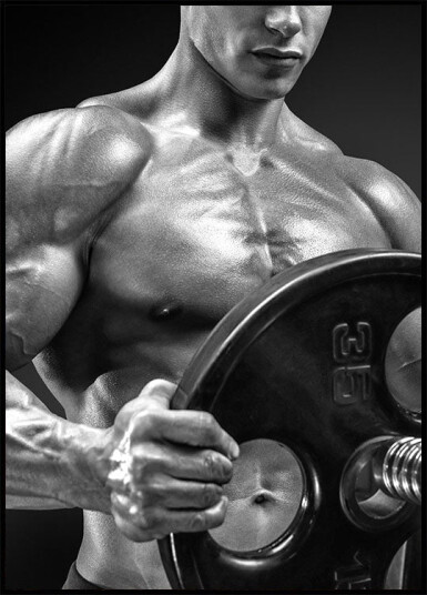Unleash Your Strength with Weight Training Plakat Plakat / 30x40cm Unleash Your Strength with Weight Training Plakat Plakat / 30x40cm