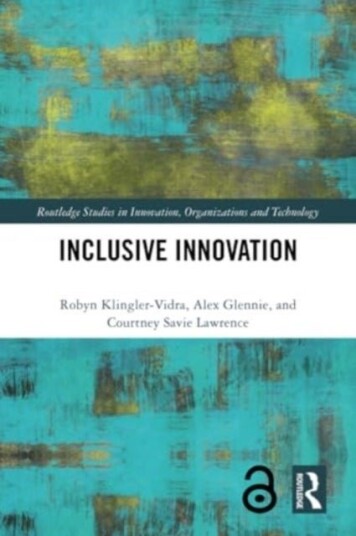 Inclusive Innovation