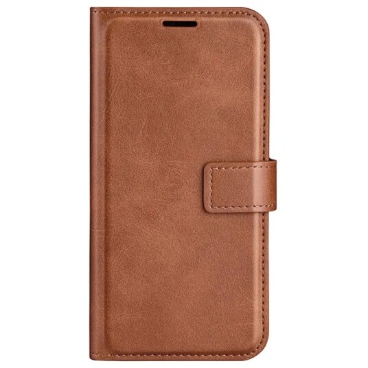 EIDERWOOD Sony Xperia 10 VI Kunstskinn Flip Deksel m. Stativ & Lommebok - Lyse Brun