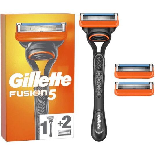 Gillette Fusion5 Barberhøvel + 3 stk. Barberblader