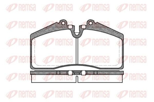 Bremseklosser REMSA 0288.00 Bremseklosser REMSA 0288.00