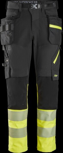 Snickers Workwear 6935 Midjebukse Gul Svart 48