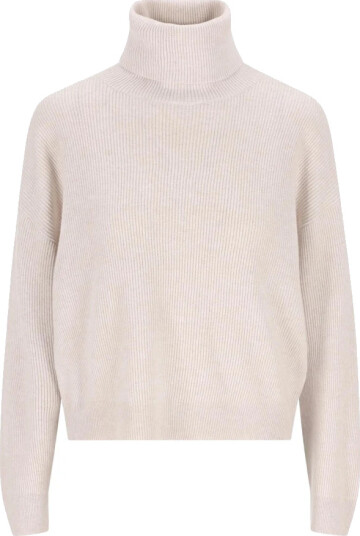 Brunello Cucinelli Dame Strikkevarer Beige L,