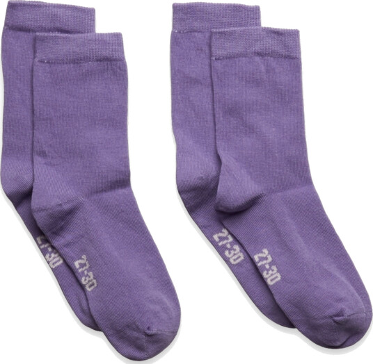 Minymo Ankle Sock (2-Pack) Purple 15\18