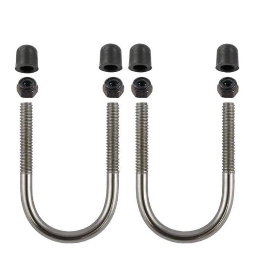 RAM Stainless U Bolt Hardware Pack 1 1/4"