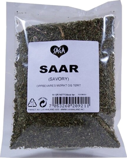 Saga tørket sar pose 25 g