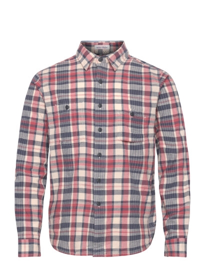 Polo Ralph Lauren Classic Fit Repaired Madras Workshirt Red M Polo Ralph Lauren Classic Fit Repaired Madras Workshirt Red M