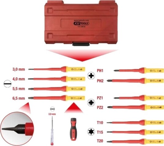 KS TOOLS 117.0610 Skrutrekkersett KS TOOLS 117.0610 Skrutrekkersett