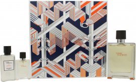 Hermès Terre D'Hermès Gavesett med 100ml EDT, 12.5ml EDT og 40ml Aftershave Lotion for Menn