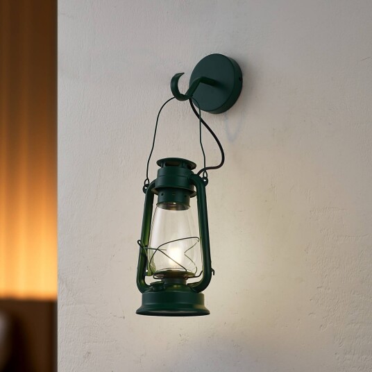Lindby vegglampe Raisa grønn metall lykt E14 Lindby vegglampe Raisa grønn metall lykt E14