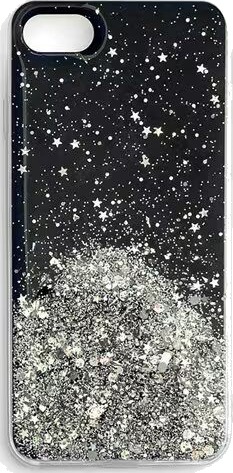 Wozinsky Star Glitter Shiny Case Cover with Glitter Xiaomi Redmi Note 9T 5G Black