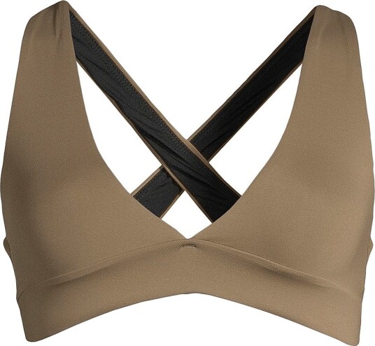 Casall - Bikini BH V-neck Crossback Bikini Top - Grønn