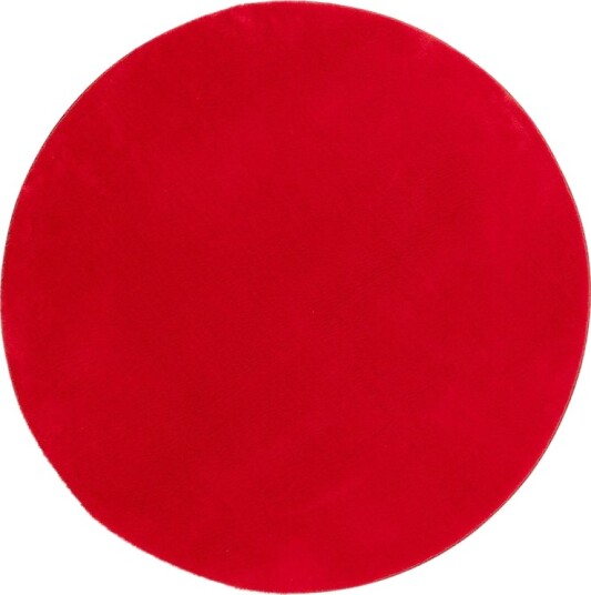 Soft Wiltonteppe Rundt 120 cm - Rød