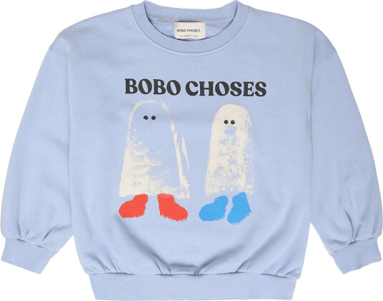 Bobo Choses Bobo Choses Booty Ghosts Sweatshirt Blue 98