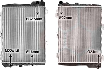 VAN WEZEL 03002040 Radiator motorkjøling VAN WEZEL 03002040 Radiator motorkjøling