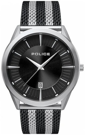 Police Herreklokke P15305JS02MM Classic Sort/Stål Ø44 mm