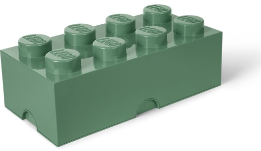 LEGO Oppbevaring 8 Sand Grønn LEGO Oppbevaring 8 Sand Grønn
