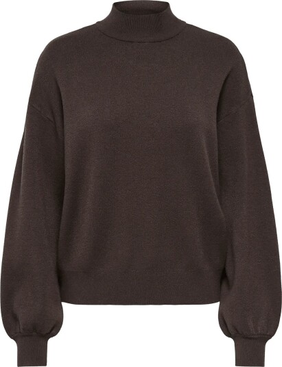 ONLY Onlenya Ls Jq O Neck Knt   CHOCOLATE TORTE   XL