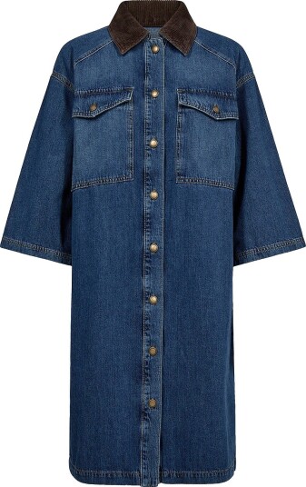Mos Mosh Denimkjole mmVikka Lara Blå Mos Mosh Denimkjole mmVikka Lara Blå