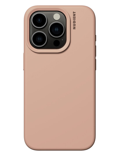 Nudient Base Case Peach Orange - Pink - IPHONE 15 PLUS