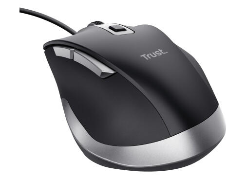 Trust Fyda Comfort Optisk Mus 5000 DPI USB Høyrehendt Svart