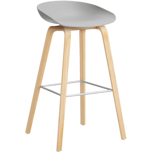 Hay AAS 32 2.0 Barstol 75 cm Såpet Eik / Concrete Grey