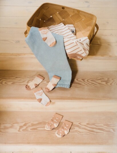 Liewood Silas Socks 3 Pack Beige 19/21