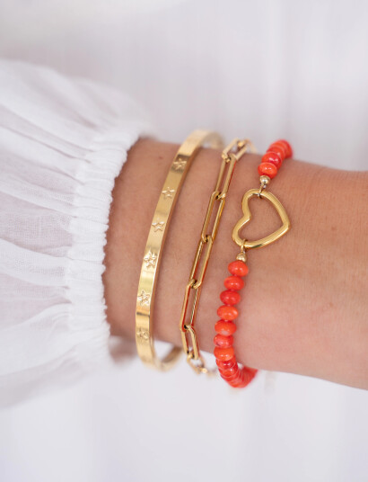 My Jewellery Bracelet Chain Plain   Gold   ONE SIZE