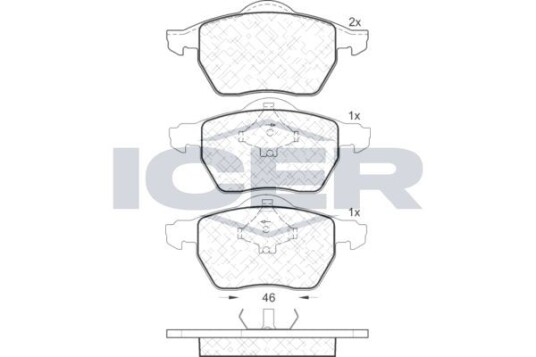 Bremseklosser ICER 181294